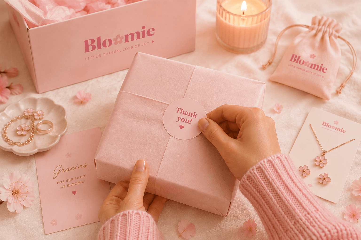 Empaque y detalles Bloomie